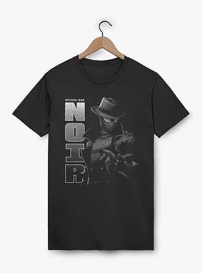 Marvel Spider-Man Noir Dramatic Collage T-Shirt