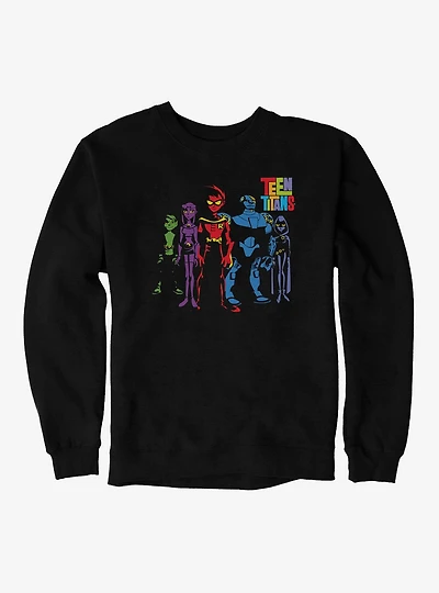 Teen Titans Team Shadow Group Sweatshirt