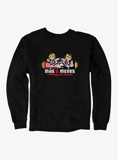 Teen Titans Mas & Menos Dangerous Duo Sweatshirt