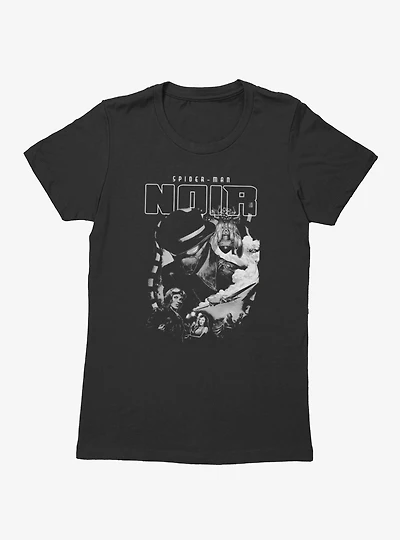 Marvel Spider-Man Noir Detective Fly On The Wall Womens T-Shirt
