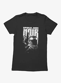 Marvel Spider-Man Noir Portrait Womens T-Shirt