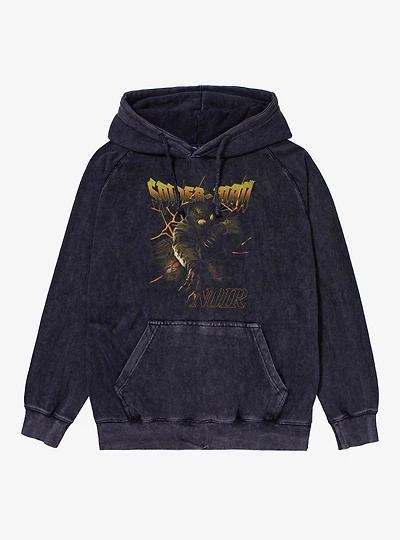 Marvel Spider-Man Noir Senses Portrait Mineral Wash Hoodie