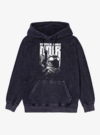 Marvel Spider-Man Noir Portrait Mineral Wash Hoodie