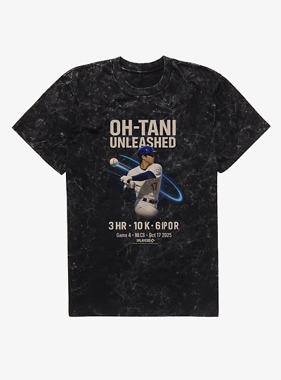 MLB Shohei Ohtani Unleashed Mineral Wash T-Shirt