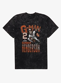 MLB Gunnar Henderson G-Man Dashing Mineral Wash T-Shirt