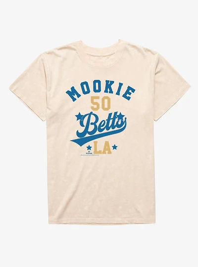 MLB Mookie Betts 50 LA Mineral Wash T-Shirt