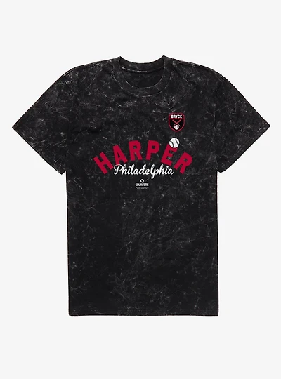 MLB Bryce Badge Harper Mineral Wash T-Shirt