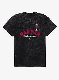 MLB Bryce Badge Harper Mineral Wash T-Shirt
