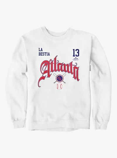MLB Ronald Acu?a Jr. Atlanta La Bestia 13 Sweatshirt
