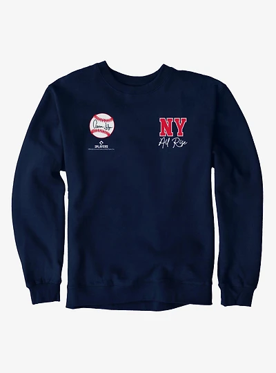 MLB Aaron Judge Baseball Signature NY Sweatshirt