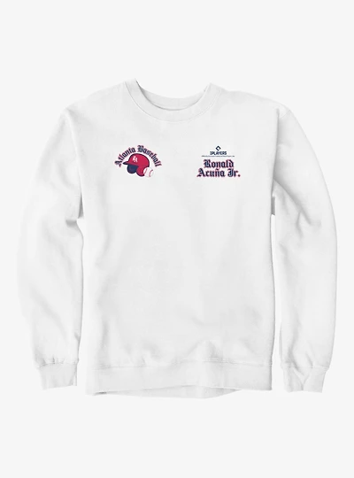 MLB Ronald Acu?a Jr. Atlanta Helmet Sweatshirt