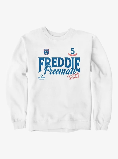 MLB Freddie Freeman Baseball Badges Sweatshirt