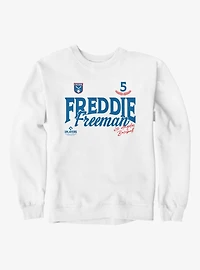 MLB Freddie Freeman Baseball Badges Sweatshirt