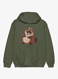 Disney Pixar Hoppers Happy King George Beaver Hoodie
