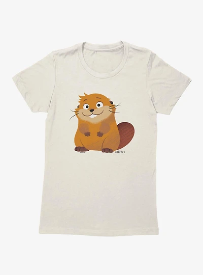 Disney Pixar Hoppers Smiling Mabel Beaver Womens T-Shirt
