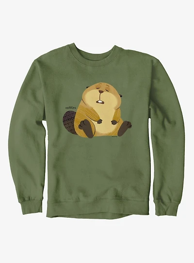 Disney Pixar Hoppers Sleepy Loaf Beaver Sweatshirt