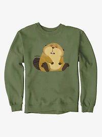 Disney Pixar Hoppers Sleepy Loaf Beaver Sweatshirt