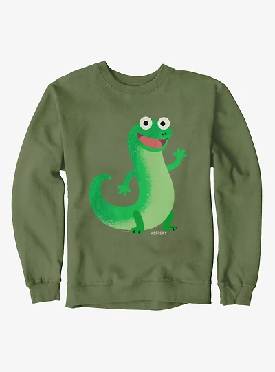 Disney Pixar Hoppers Waving Tom Lizard Sweatshirt