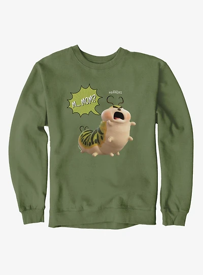 Disney Pixar Hoppers Titus Caterpillar Momma Yell Sweatshirt