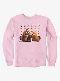 Disney Pixar Hoppers Mabel King George Emoji Splash Sweatshirt