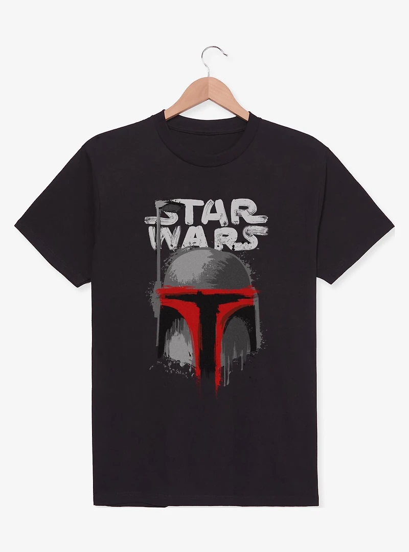 Star Wars Boba Fett Painting Style T-Shirt