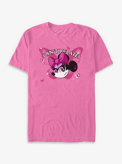 Disney Minnie Mouse Can't Relate Y2K Butterfly Garment-Dyed T-Shirt