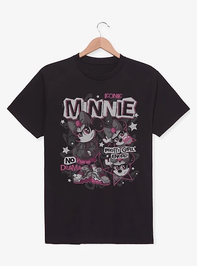 Disney Minnie Mouse Pretty Girl Energy No Drama Y2K Pop T-Shirt