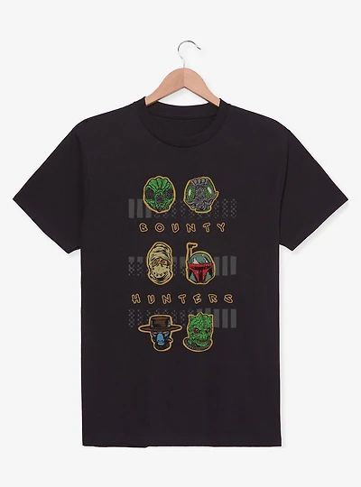 Star Wars Bounty Hunters Heads T-Shirt
