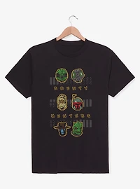 Star Wars Bounty Hunters Heads T-Shirt