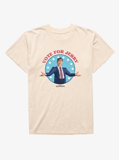 Disney Pixar Hoppers Vote For Jerry Circle Stars Mineral Wash T-Shirt