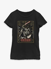 Star Wars Darth Vader Stance Tarot Youth Girls T-Shirt