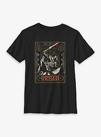 Star Wars Darth Vader Stance Tarot Youth T-Shirt