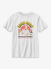 King Of The Hill Good Food Can Solve Any Problem Robata Chane Youth T-Shirt