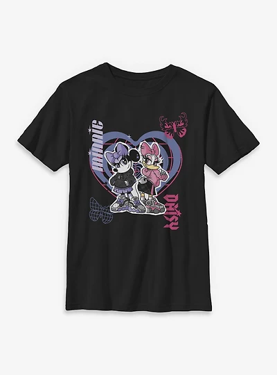 Disney Mickey Mouse & Daisy Duck Y2K Girlies Youth T-Shirt
