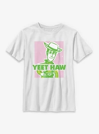 Disney  Pixar Toy Story Woody Yee Haw Cowboy Youth T-Shirt
