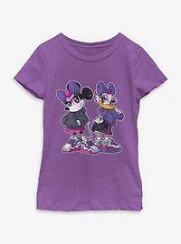 Disney Minnie Mouse & Daisy Duck Y2K Pose Youth Girls T-Shirt
