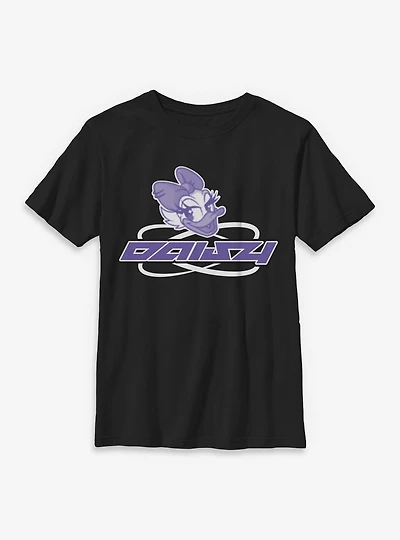 Disney Daisy Duck Cyber Logo Youth T-Shirt