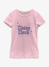Disney Daisy Duck Cyber Butterfly Y2K Youth Girls T-Shirt