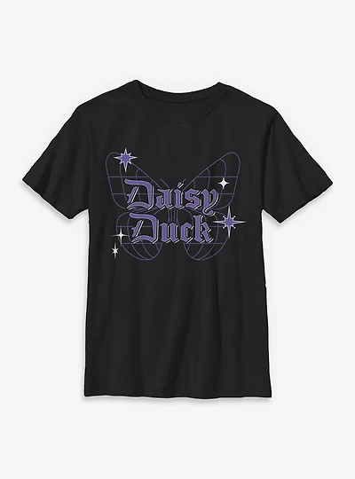 Disney Daisy Duck Cyber Butterfly Y2K Youth T-Shirt