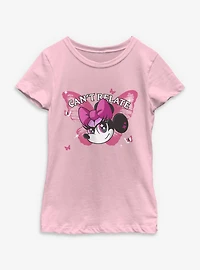 Disney Minnie Mouse Can't Relate Y2K Butterfly Youth Girls T-Shirt