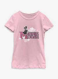 Disney Minnie Mouse Y2K Flowers Youth Girls T-Shirt