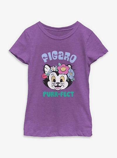 Disney Pinocchio Figaro Purrfect Youth Girls T-Shirt