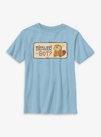 Disney Pixar Hoppers Beaver Or Bot Youth T-Shirt