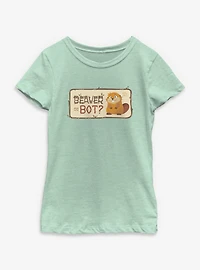 Disney Pixar Hoppers Beaver Or Bot Youth Girls T-Shirt