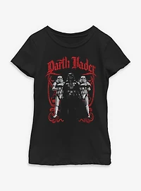 Star Wars Red Darth Vader Empire Youth Girls T-Shirt