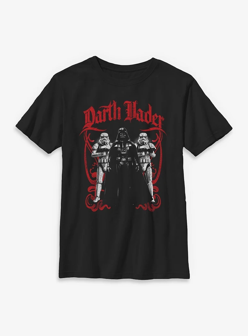 Star Wars Red Darth Vader Empire Youth T-Shirt