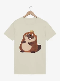 Disney Pixar Hoppers Happy King George Beaver T-Shirt