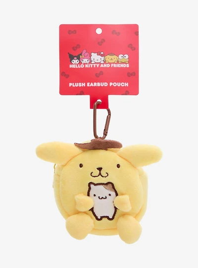 Sonix Sanrio Pompompurin Plush Earbud Pouch