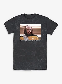 Star Trek Worf Judging You Klingon Mineral Wash T-Shirt
