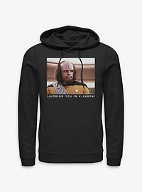 Star Trek Worf Judging You Klingon Hoodie